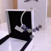 925 Sterling Silver Braw -armbanden voor vrouwen met kralen Panders Snaker ketting Bracelet Originele doos tasverpakkingsgeschenk voor minnaar Lady Luxe hoogwaardige sieraden