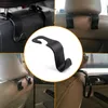 Car Organizer 1pc Black Auto Truck Vehicle Seat Hook Pothook Purse Hanger Bag Holder Clip Interior Durable Accessories Universal