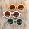 Sunglasses Kids Fashion Lovely Korean Dull Polish Girls Boys Sunglass Ultraviolet-proof Infant Glasses Eyewear Child Shades Gafas Gift