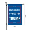 Snabb leverans Dubbelsidig 12x18 tum kampanj Garden Flag Trump 2024 Dekoration Banner Take America tillbaka