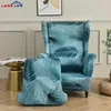 Chair Covers Bohemia Geometric Wing Cover Stretch Spandex High Back Armchair Removable Relax Sofa Slipcovers With Cushion CoverChairChair