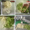 Edelstahl-Gemüsewürfelmaschine für gefrorenes Fleisch, hartes Gemüse, Zerkleinerungsmaschine