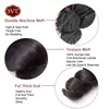 SVT Brazilian Hair Weave Bundles With Lace Closure Loose Wave Non-Remy Human 3 220609