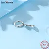 925 Silver Fit Pandora Stitch Bead A-Z буквы алфавит номера подвесной браслет шарм бусины болтаются