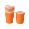 Gobelets jetables de couleur 1000X250ml/9oz, gobelets en papier faits à la main, matériaux faits à la main pour la maternelle, tasse à café domestique, accessoires de cuisine