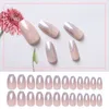 Faux ongles de ballet portables, 24 pointes, avec autocollants et limes, offre spéciale européenne et américaine