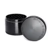 Grinder per tabacco Space Case Grinders Accessori per fumatori 63mm 4 strati con raschietto a triangolo Materiale in lega di alluminio Dry Herb Spice Crusher Commercio all'ingrosso