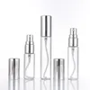 5ML 10ml 15ml Mini Mini Permbume Frague Glass Rachly Sample Vials Black Gold Silver Cap C0621G02