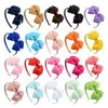 Bandes de cheveux solides arcs princesse accessoires bandeau en plastique fille bébé bandeaux avec des bâtons de haute qualité chapeaux