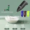 Roestvrij staal elektrisch garde mini koffie blender automatische melk frother bubbler roerder keuken automatische handheld schuim maker