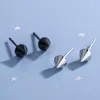 Stud Trendy 925 Sterling Silver oorbellen voor mannen vrouwen eenvoudige persoonlijkheid kegel geometrische oorring unisex chic oor sieradenstud