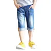 Ienens Kids Fashion Baby Boys Summer Denim Shorts Pants Jeasn Kleding Kinderjongen Casual Elastische taille Korte broek Kleding 220707