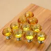 30mm Diamond Crystal Door Knobs Glass Drawer Knobs Kitchen Cabinet Furniture Handle Knob Screw Handles and Pulls CCE14170