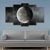 RELIABLI HD Modern Wall Art For Living Room 5 Panels Planet Space Pictures Poster Print Modular Paintings Home Decor Unframed