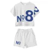 Teenage Girls Clothing Sets Summer Fashion Top And Shorts Little Princess Suit 5 6 7 8 9 10 11 12 13 14 Years Old Kids Clothes 220620