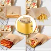 Bread Makers 12Pcs Reusable Toaster Bag Non-Stick Baking Sandwich Bags Toast Microwave Heating Pastry Tools Phil22
