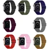 حزام نايلون مرن لفرقة Apple Watch 44mm 40mm 45mm 41mm 42mm 38mm سوار قابلة للتعديل iewatch Series 7 6 SE 5 4 3