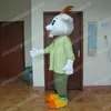 Wydajność biała koza Mascot Costume Halloween świąteczny Fancy Party Dress Cartoon Character Suit Suit karnawał unisex dla dorosłych strój