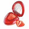 Snabb jordgubbsskivare frukthuggningsverktyg sallad Berry Cake Decoration Cutter Kitchen Gadgets and Accessories AA