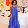 Womens Maxi Casual Dresses Designer Plus Size Clothing 2023 Sexy Sling Sleeveless Long Sundress Wedding Dress Nightclub