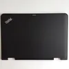 Couchas de laptop de novo/origin lcd lcd lcd de capa preta traseira para Lenovo thinkpad yoga 11e 5ª geração (tipo 20ln 20lm) 02dc008