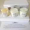 Paris Brand Candle 70g*3pcs set Lazy Sunday Morning Bubble Bath By the Fireplace Bougie Parfum Scented Candles Wax Gift Box Top Quality