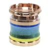 Zinc alloy grinders new arrivel 63mm four-layer ashtray plastic waist reduction herb grinder smoke crusher