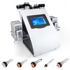 6 In1 RF Ultraljudslimat Cavitation Vacuum Lipolaser Radio Frequency 40K Lipo Liposuruktion för Spa Fat Burner Slimming Machine