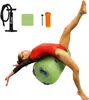 Uppblåsbar tumlande mattluftsrulle Gymnastik Balansera träning Air Barrel Yoga
