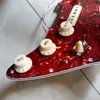 Обновление предварительно подготовленное SSS PickGuard Установите многофункциональный переключатель желтый wk alnico 5 пикапы 7 Way Switch для гитары FD