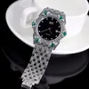 Polshorloges dames klassiek Thaise zilveren armband Watch s925 jade horloges echte banglewristwatches hect22