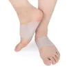 Silicone Correction Foot Treatment Insole Cover Bandage Sole of the Support Half Insole Men and Women Arch Socks Pad