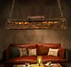 Pendant Lamps Industrial Creative Wrought Iron Nordic Art Lamparas Loft Vintage Bar Cafe Restaurant LED Hanging Light FixturesPendant