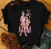 Rode Lippen Print T-shirt Dames T-shirt Mode Vrouwelijk Schattig Grafisch T-shirt Casual Tops 90s Dames Korte Mouw T-shirts1425469