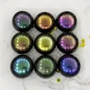 Ögon Shadow Optical Chameleons Eyeshadow Diamond Glans Shiny High Mono Pallete Glitter Pigment WholeEye Shadoweye2308996