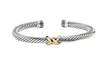 Necklace Dy Jewelrys Bracelet Sliver Mens Womens Platinum Pearl Head Fashion Versatile Bracelets Jewelry Plated ed 1492747
