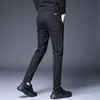 봄 여름 마른 남자 바지 캐주얼 조깅 야외화물 슬림 클래식 의류 검은 회색 얇은 빠른 건조 바지 남성 38 220330