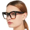 Lunettes de soleil Chiar Lunes de lecture surdimensionnées Fashion Fashion Big Frame Cat Eye Presbyopie Eyeglasses LECTEURS MAGNIFICATIONS 1SUNGLASSES 207N