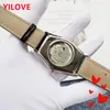 Montre De Luxe Business Orologio da donna da uomo Moda di lusso Quadrante piccolo Funzionante Famoso orologio Cronometro Impermeabile Cinturino in vera pelle nera Orologi da polso sportivi