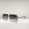 Mężczyźni designerskie okulary przeciwsłoneczne bezszramowe jedno kawał