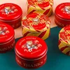 Presentförpackning Kinesiskt år Förpackning Tin Box Tiger Candy Cookies Dessert Casegift Wrapift
