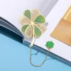 Bookmark 1 Pcs Metal Chinese Style Vintage Creative Lotus Flower Rose Leaf Vein Hollow Pendant Apricot Gifts