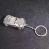 Nyckelringar Fashion Casual Alloy Car Keychain Male Silver Key Ring Female Bag Pendant Accessories Man Gift Chains Enek22