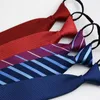 Bow Ties Business Tie Men 2022 Fashion och Simple Lazy Zipper Groom Man Security All-Match Suit Formal Wear Nathisbow