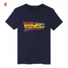 Retour vers le futur T-shirt lumineux T-shirt camiseta Été T-shirts à manches courtes Retour vers le futur Tee Tops Streetwear T-shirts 4XL 220609
