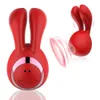 Clit Zuigen Konijn Vibrator voor Vrouwen 8 Trillingen Tepels Clitoris Stimulator Penis Massager 2 in 1 sexy Speelgoed Paar plezier