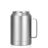 UPS new 32 oz Mug Tumbler Stainless Steel with Handle Keeps Drinks Cold Sweat Proof ice bucket for home and party