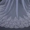 Bridal Veils High-end Veil Znakomita cekinowa koronkowa kwiat ręcznie robiony diamentowy ślub 3M Katedra