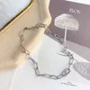 Luxe Mode Collier Ras Du Cou Designer 925 Argent Plaqué Or 18K Plaqué En Acier Inoxydable Lettre Pendentif Colliers Pour Femmes Bijoux De Mariage X346