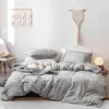 Silk Man Textile Home Three Piece Set Hot Selling Washed Pure Cotton Bedding